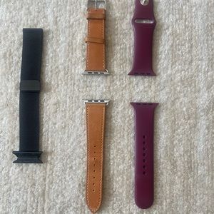 Apple Watch Bands - 3 bands - fit on all series watch faces